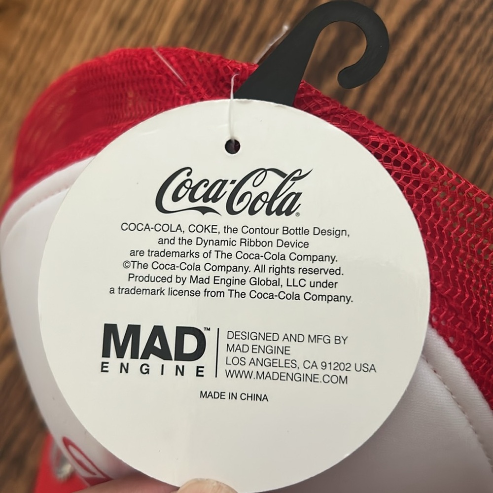 Coca Cola | Red Trucker Baseball Hat “Diet Coke” w/ Charms - Picture 2 of 4
